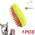 Remove Pet Hairs Brush for Combing Dogs Electric Spray Massage Long Hair Cat Dog Brush Fur Brush Cleaning Animal Hairs