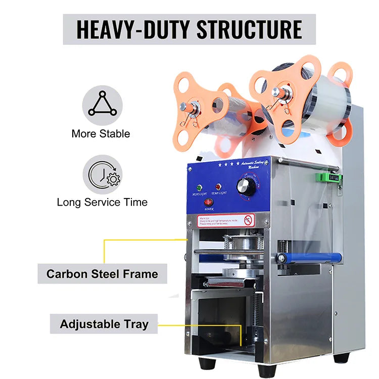 High Quality 98mm 95mm 90mm 75mm 60mm 95 90 mm Mini Small Boba Juice Semi Auto Automatic Cup Sealing Machine Sealer