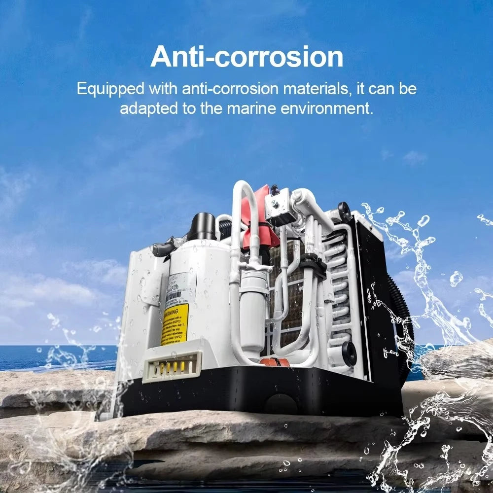 Self-contained Boat Air Conditioning System 5000-16000BTU Water Cooled Marine Air Conditioner for Boat Yacht AC Unit