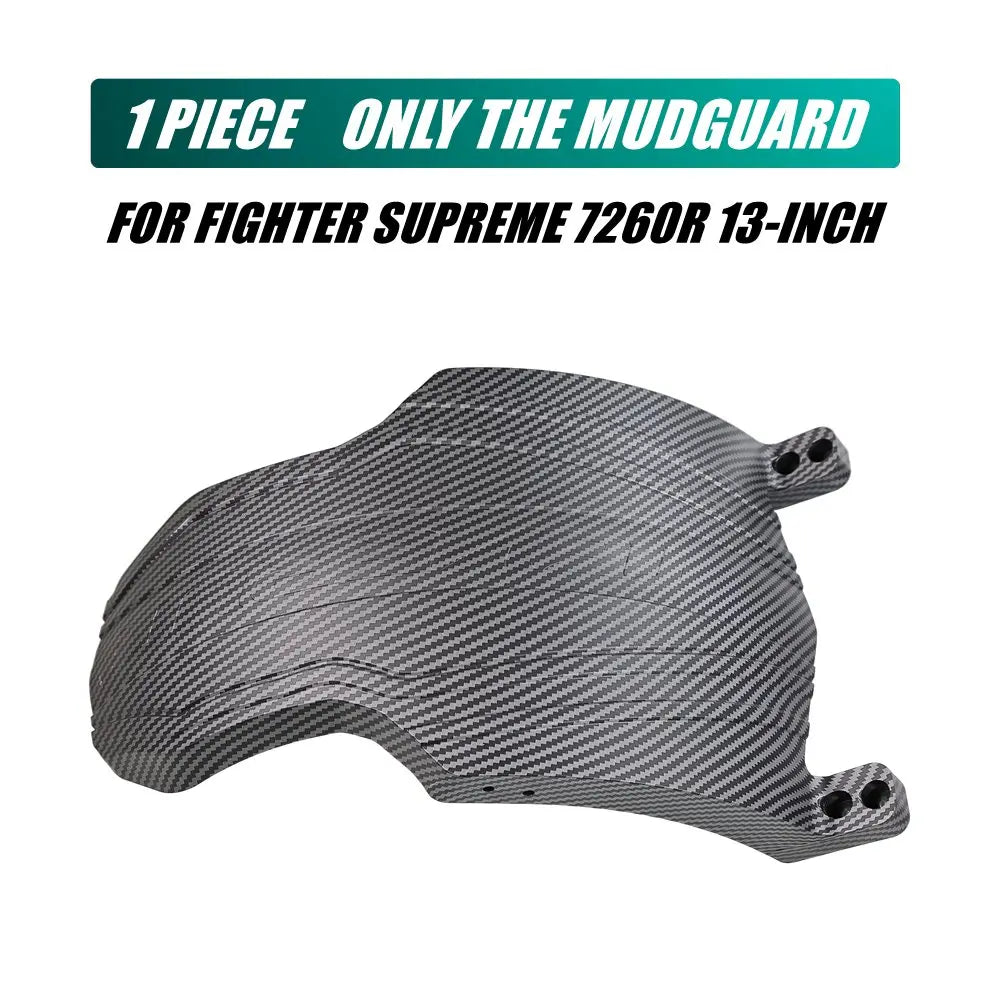 Original Mudguard for TEVERUN Electric Scooter FIGHTER SUPREME 7260R Fender of Both Front & Rear 13-Inch Motor Splash Guard