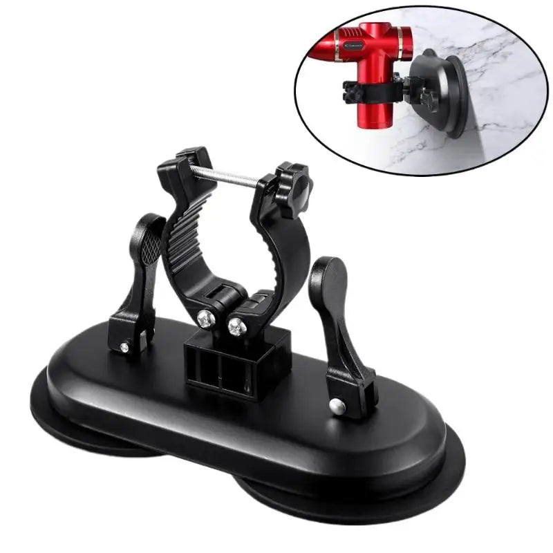 Suction Cup Massage Gun Holder Fascia Gun Bracket Hands-Free Massager Accessory