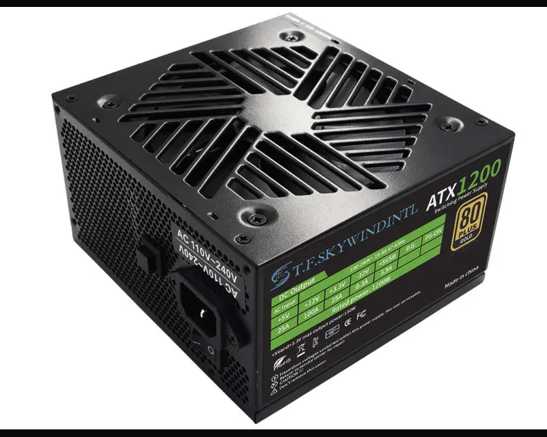 PCIE 5.0 1200W PC Power Supply Full Modular PSU For Power Source 1200W WATT Power Supply ATX PC PSU GPU Gaming Graphics