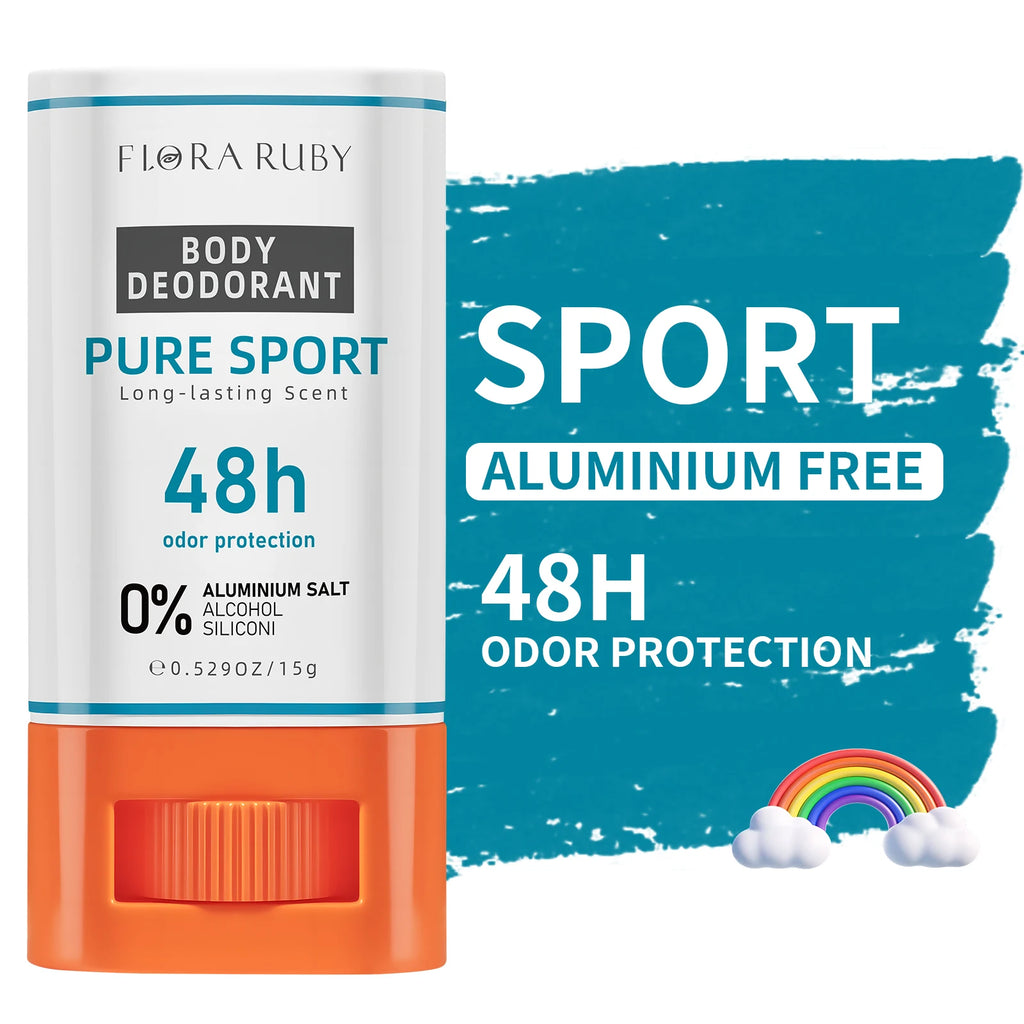 Deodorant Women & Perfume Balm Long-Lasting 48H Pure Sport Fragrance  Scent Deodorizing Preparations Men，Travel Attire 15g/0.6OZ