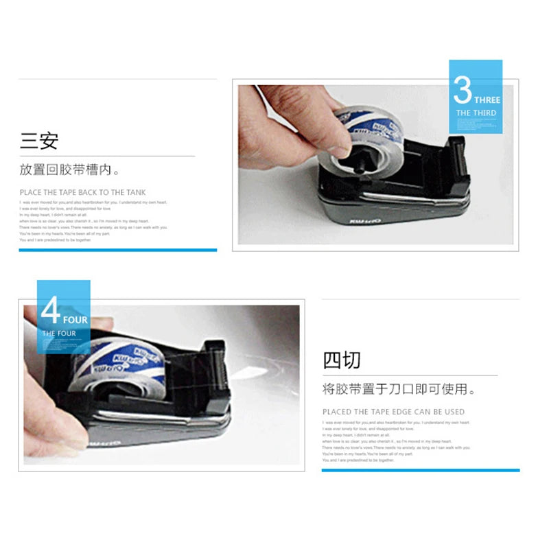 Large Stationery Tape Dispenser Adhesive Tape Cutter Sealing Tape Table Base Dispenser Packaging Tapes Dispenser Office Supplies