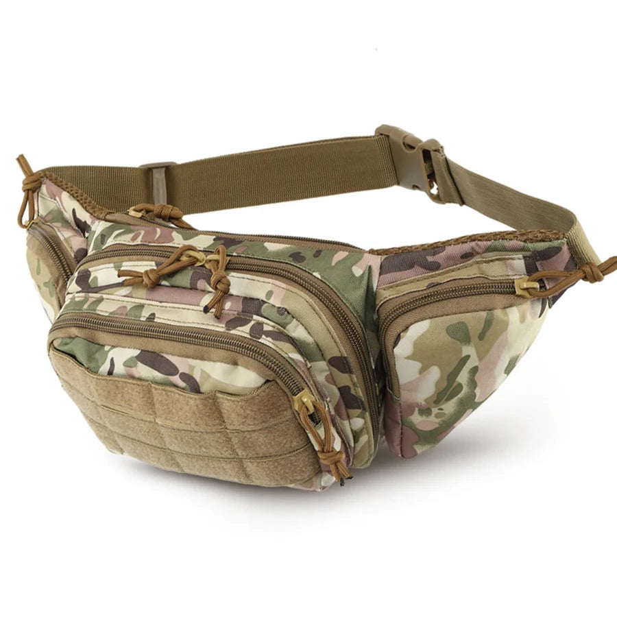 Outdoor Mountaineering Leisure Waist Bag Running Sports Multi functional Bag Cycling Bag Multi functional Tool Shoulder Training