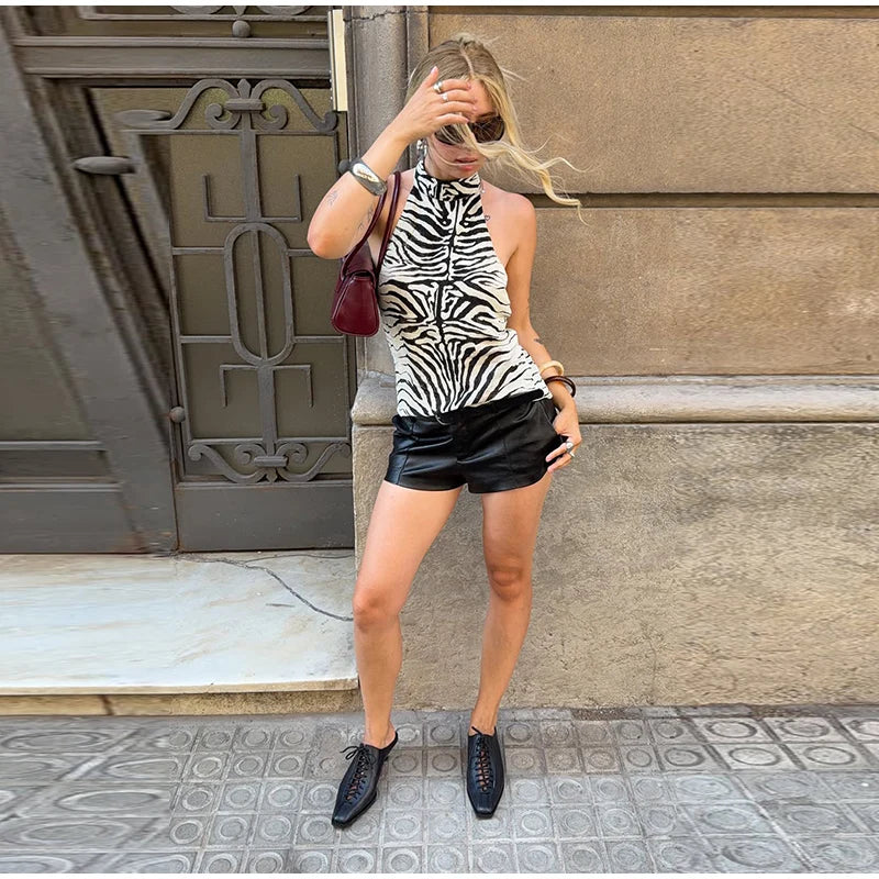 Fashion Zebra Print Women's Skirt High Waist Straight Loose Skirt Chic 2026 Spring Summer New Street Daily Wear Ladies Clothing