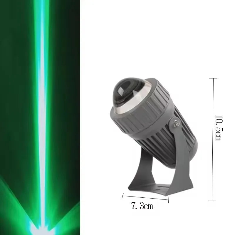 Outdoor LED Garden Wall Spotlights Landscape Lighting AC220V 110V DC12V Red Green Blue  IP67 Waterproof One Beam Lights 10W
