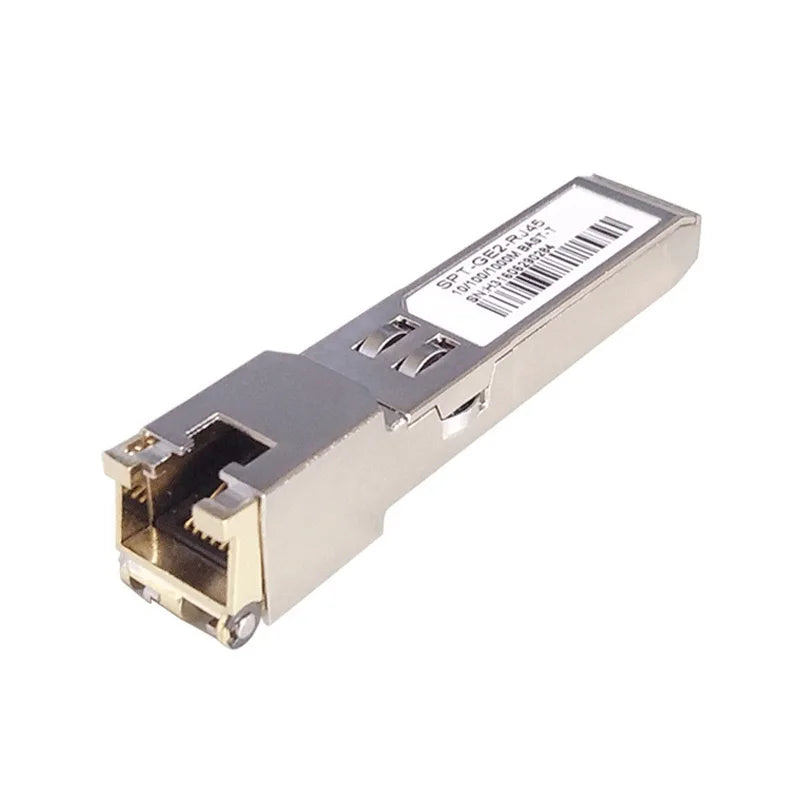 SFP Fiber Module Ethernet Port RJ45 module 1000BASE-T Switch connector Copper Compatible with Cisco/Mikrotik Gigabit Ethernet Sw