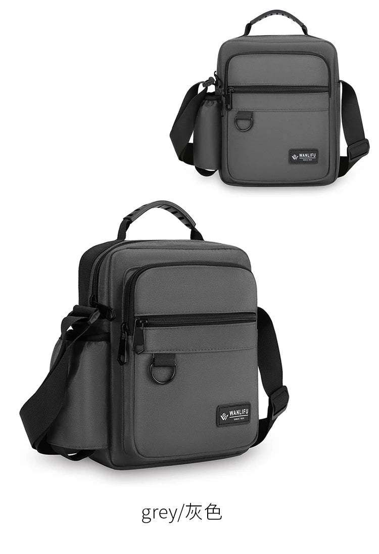 Fashion Casual Men's Bag Handbag High Quality Man Crossbody Bags Easy Travel Bag Stylish Men's Shoulder Bag With Bottle Pocket