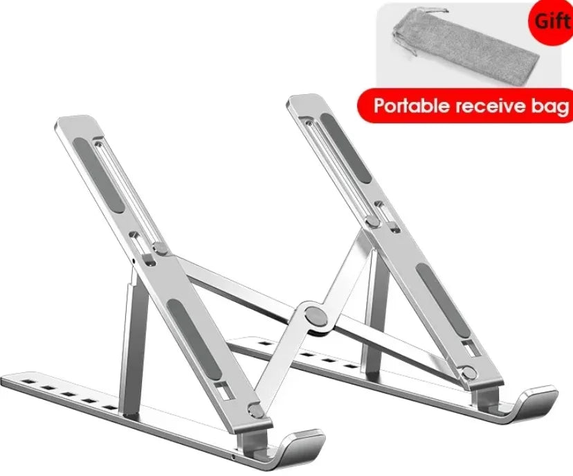 Macbook Laptop Stand Folding Adjustable Aluminum Computer Pc Tablet Stand Notebook Tablelaptop Holder Heat Dissipation