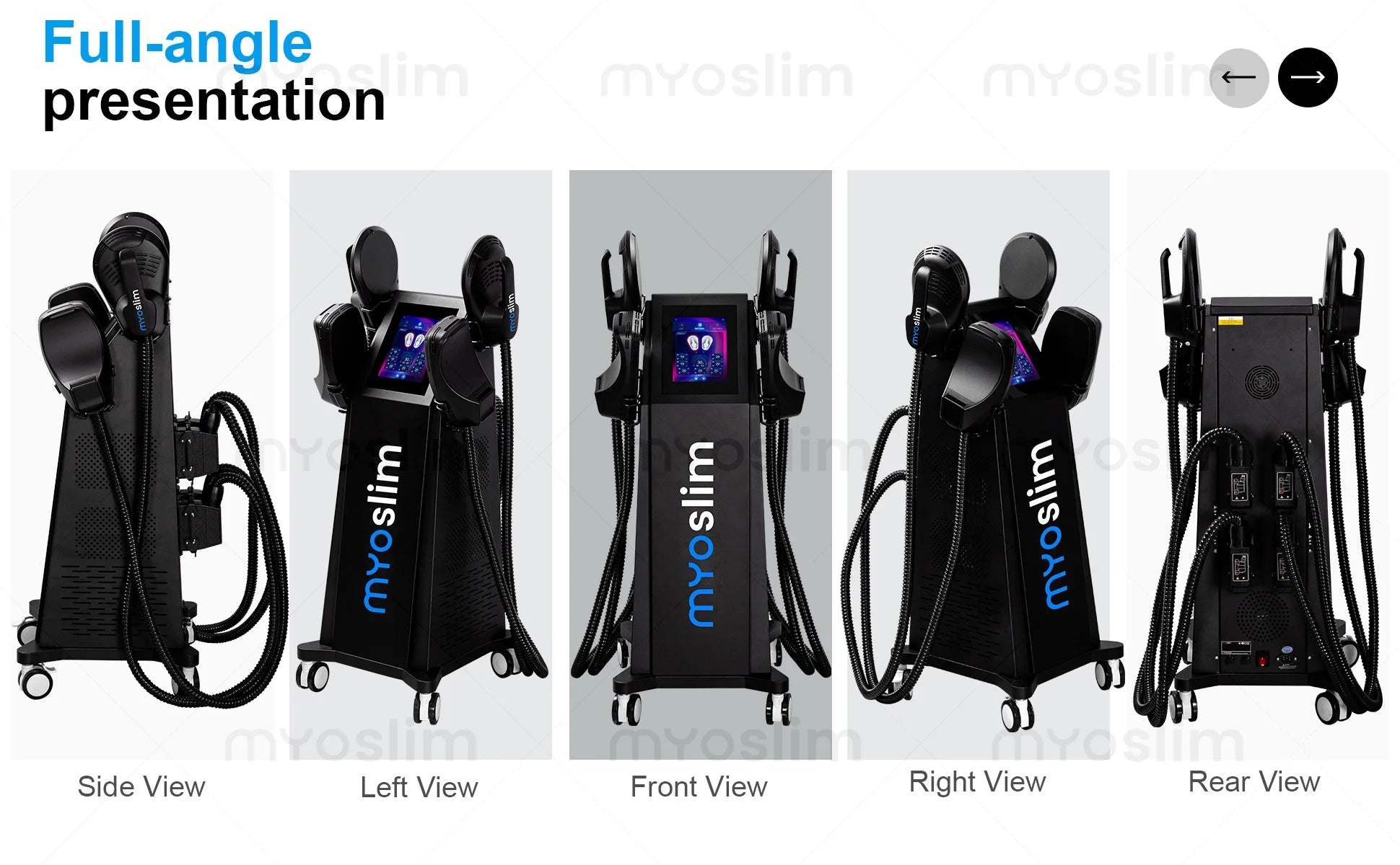 MYOslim 6500W Professional EMS Body Sculpt Machine For Beauty Salon Spa Fat Reduction Muscle Building Waist Hip Lift Equipment