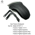 Original Teverun Carbon Fiber Fender Blade GT II Mudguard Suit for Teverun Fighter 11 60V Scooter Original Teverun Accessories