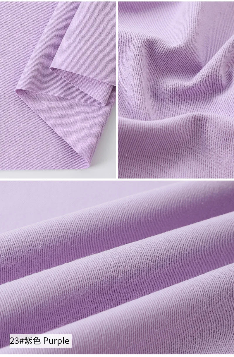 150x50cm Colorful Cotton Denim Fabric Thick Twill Jeans Material Sewing Pants Girl Kids Skirt Jacket Sofa Handmade Cloth Fabric