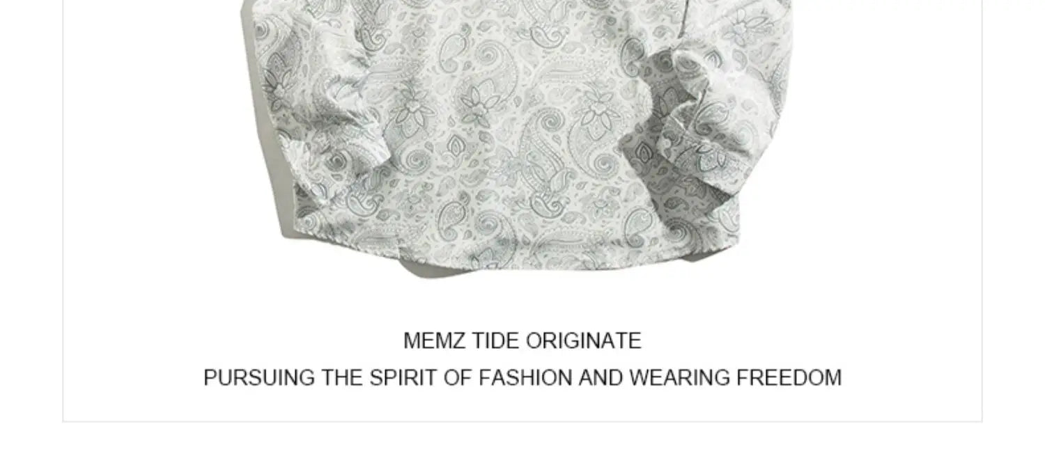 Memz Trendy Long Sve Loose Fit Collared irt for Men with Texture Embroidery Hong Kong Sle Versatile Faionable irt