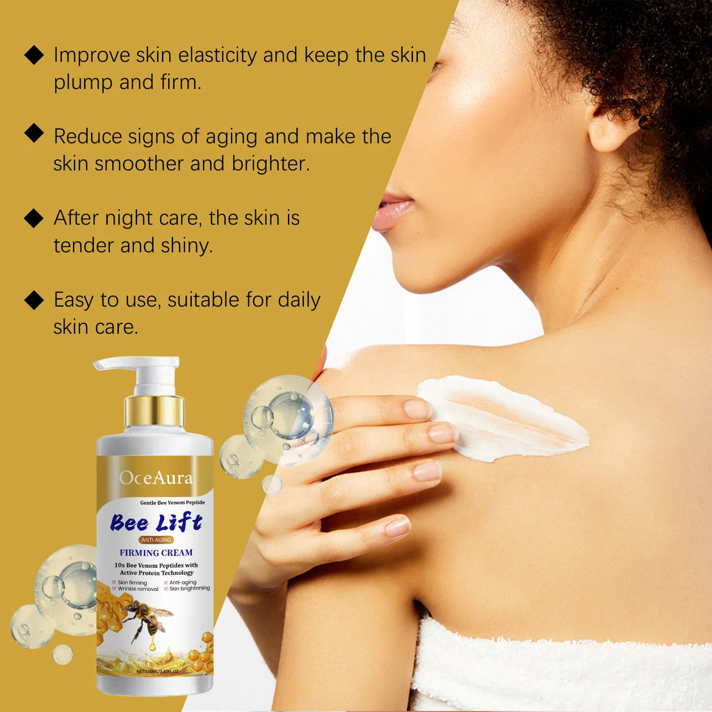 Collagen Anti-Aging Body Cream Bee Venom Wrinkle Removal Nourish Tighten Lift Reducing Fine Line Smooth Moisturizing Body Lotion