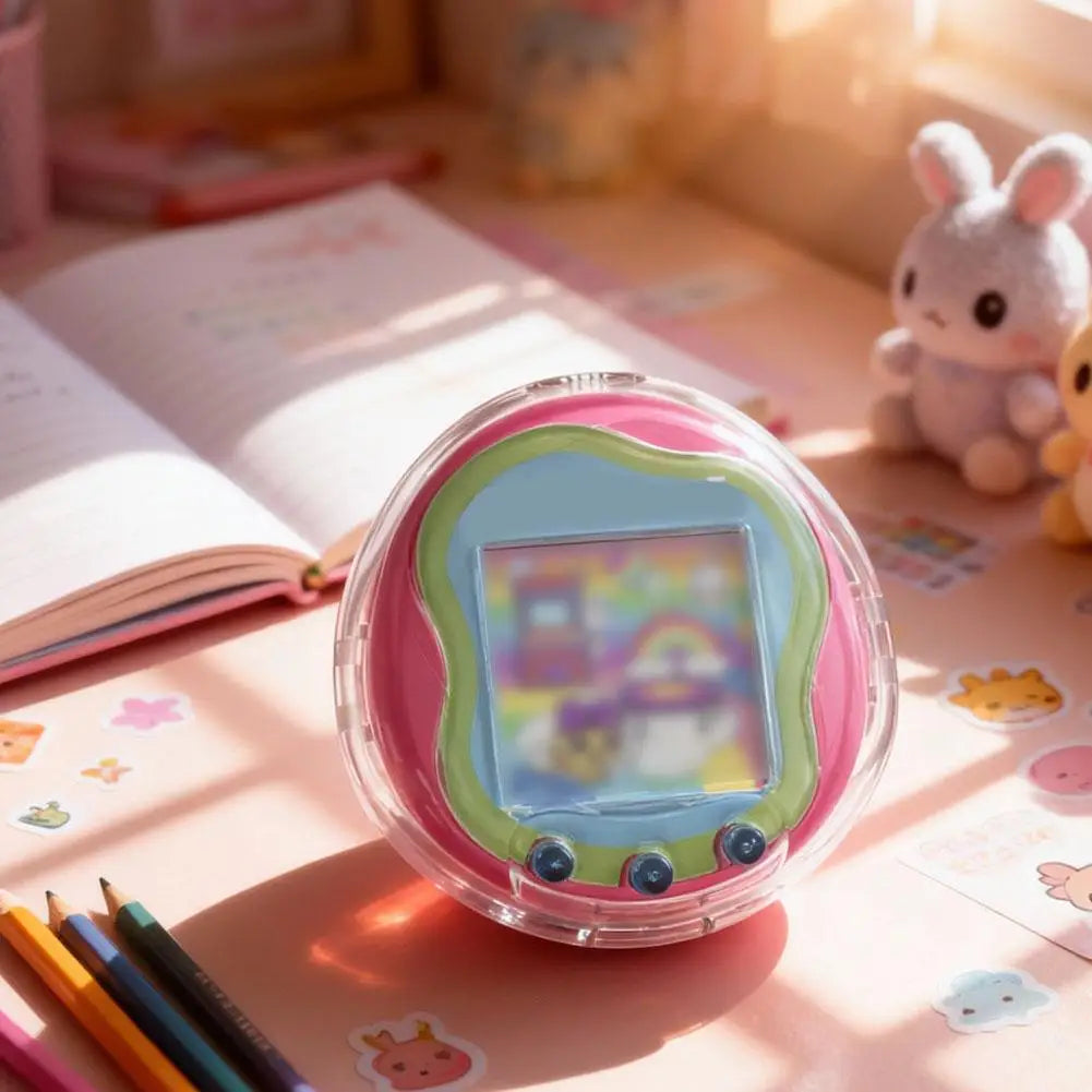 Transparent Hard Shell Case for Tamagotchi Uni Full ProtectiveCoverAnti-Fall Anti-ScratchDustproof ClearAll InclusiveAccessories