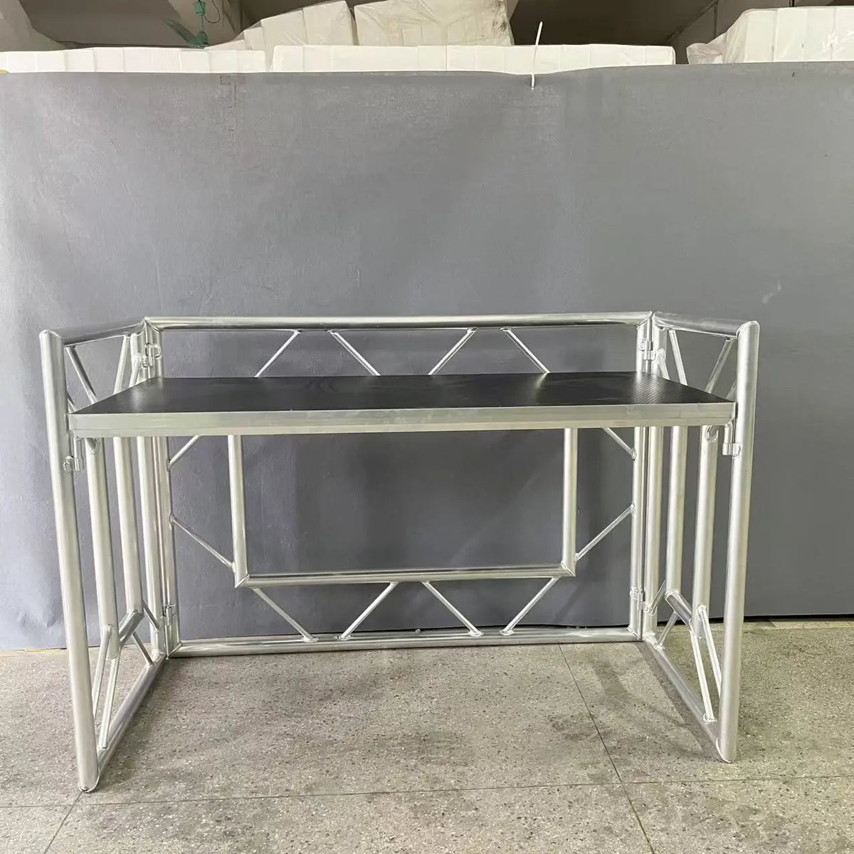 Aluminum Alloy Folding Mobile Booth Truss Flexible Stage Display Stand