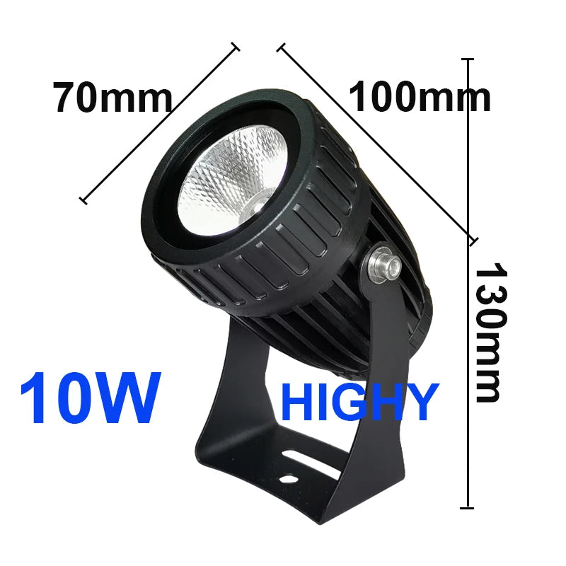 New COB LED Floodlight Outdoor Waterproof IP65 Outdoor LED Spotlight 10W 20W 30W Outdoor Landscape Lighting Exterior Wall Lighti