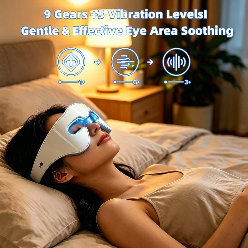 Red Blue Light Eye Beauty Device Household LED Infrared Beauty Instrument ESM Eye Massager Beauty Eye Mask