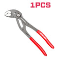 7' Groove Joint Pliers W/ Button Adjustment, 1.5' Max Capacity, CR-V Steel, Parallel Jaws for Plumbing