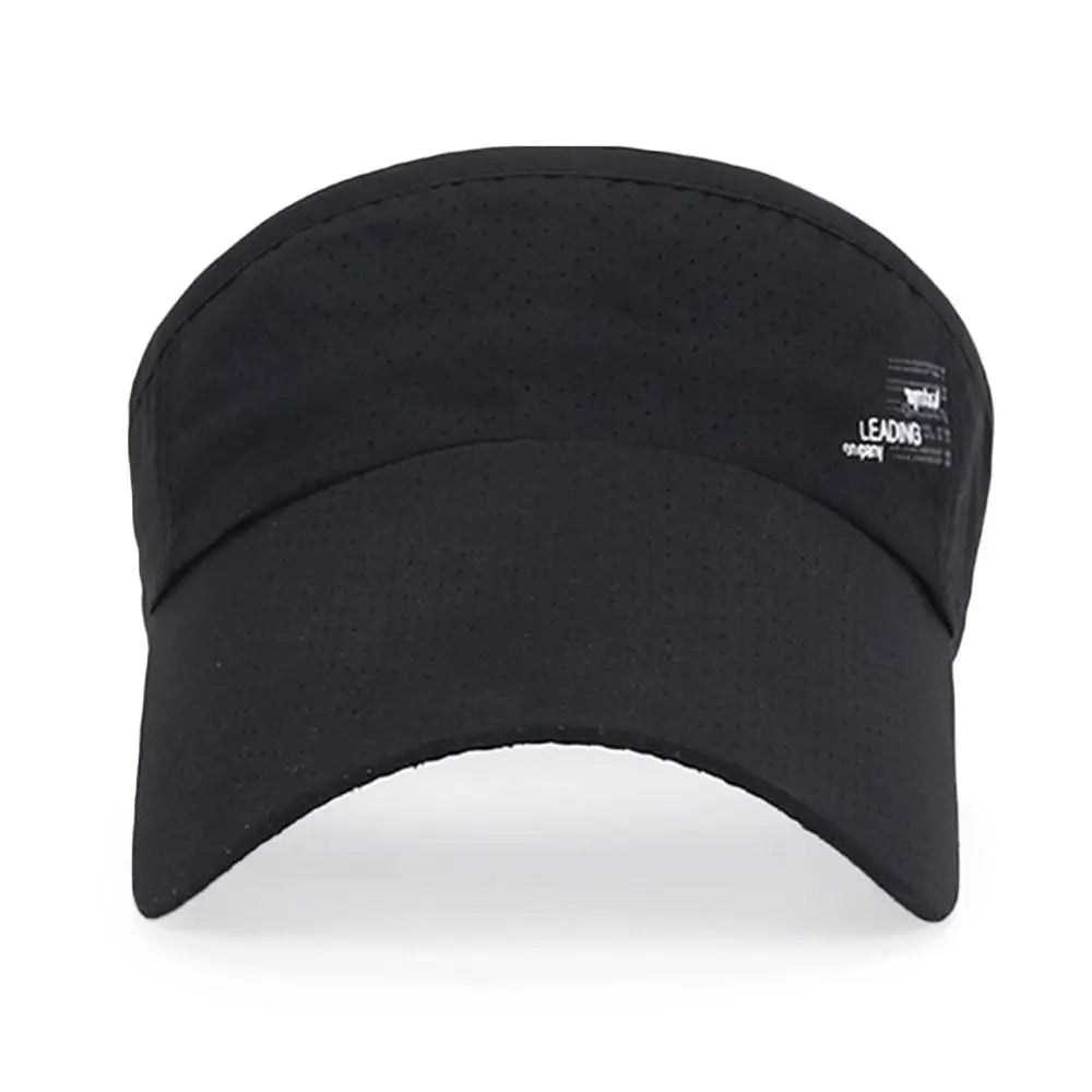 Summer Breathable Sun Hat Adjustable Quick-drying Sports Visor Casual Top Empty Beach Hat Running