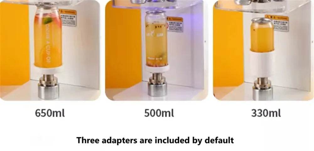 Automatic Juice Cup Drinks Sealing Machine Can Sealing Machine Jar Sealing Machine Non Rotary Plastic Tin Jar Beer Cans Seamer