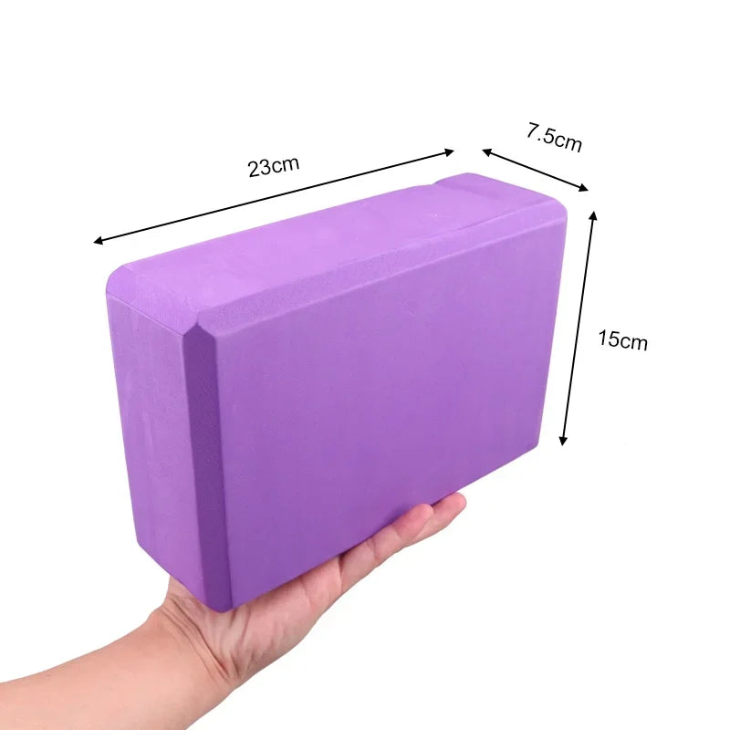 2/1PCS EVA Gym Blocks Foam Brick Training Exercise Fitness Equipment Dance Yoga Auxiliary Tool Stretching Body Shaping
