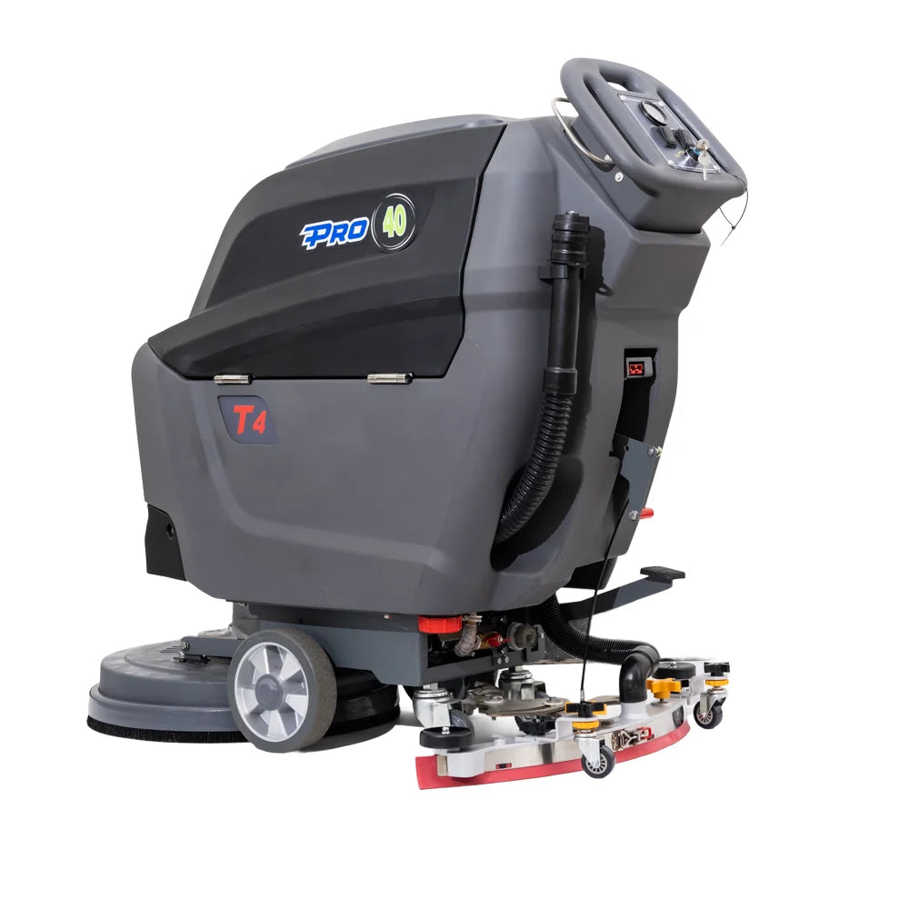 T4B Hand-pushed China Supplier Industrial Floor Cleaner Scrubber Warehouse Cement Floor Washing Machine