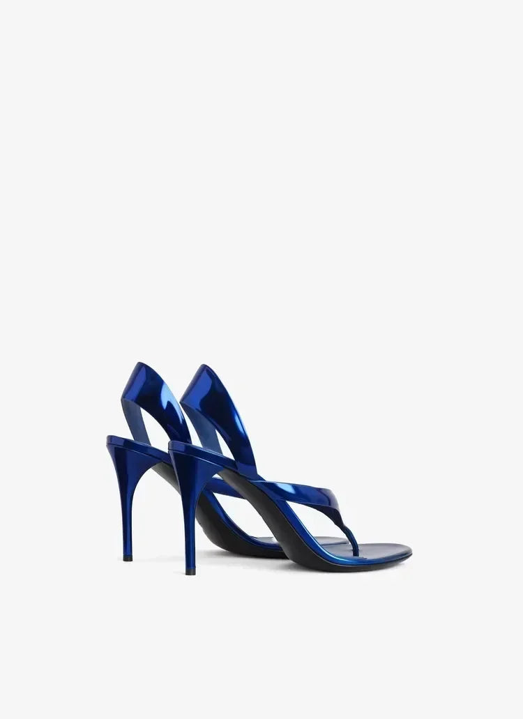Women's Summer New Round Head Stiletto Sandals European and American Fashion Sexy Sizes 34-46 Large Sandals