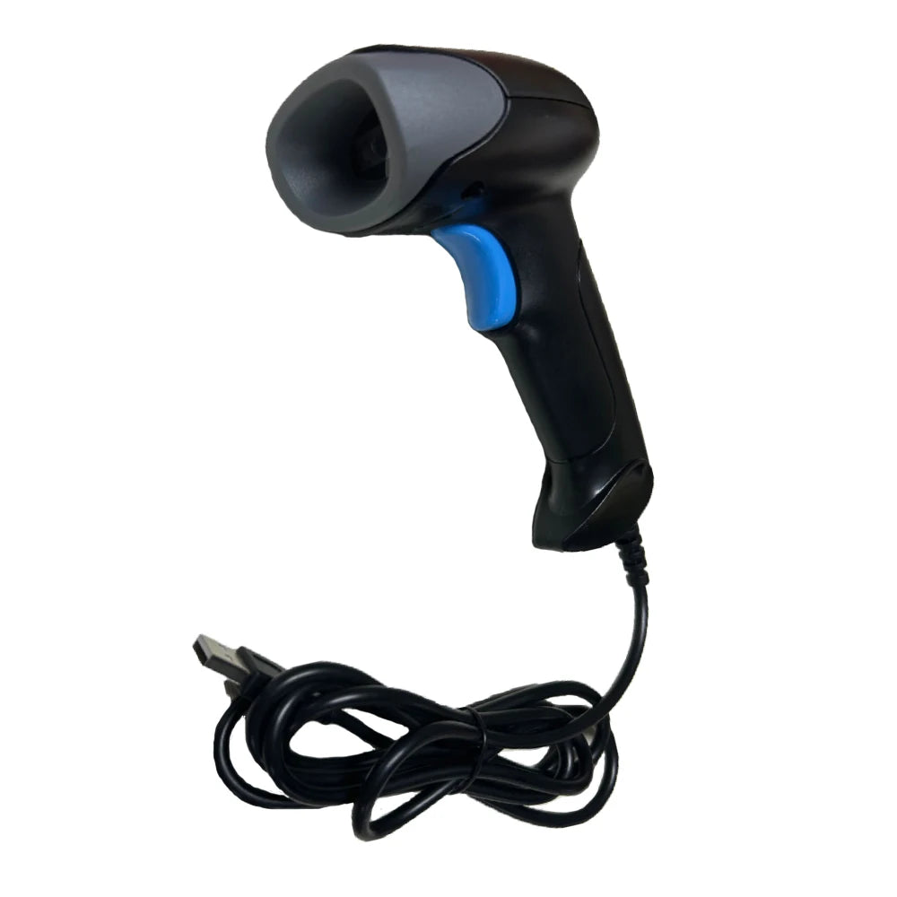 HBAPOS Wireless QR 1D 2D Barcode Scanner Wired Handheld Bar Codes Reader QR PDF417 for Supermarket Book Coffee Store