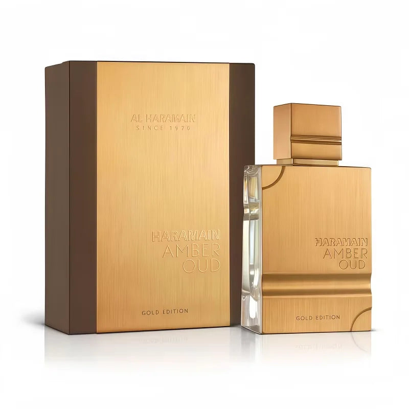 Luxury Amber Oud Gold White Edition Perfume Spray, Premium Long Lasting Eau De Parfum for Men Women, Oriental Woody Fragrance Sc