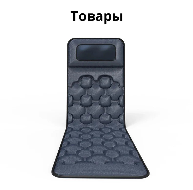 NEW Soft Electric Vibrator Heating Back Neck Massager Mattress Waist Pad Pad Home Office Relaxing Bed Pain Relief Health Gift