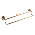 Antique brass plated wall-mounted towel rack bathroom hardware pendant set paper towel holder coat hook toilet brush ELA68A