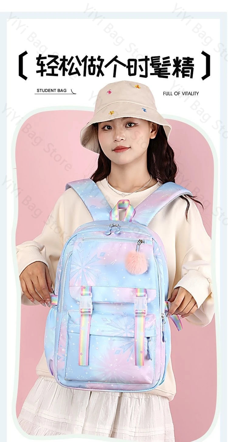 Aphmau Backpack Cartoon Fashion Lightweight Student School Bag Boys Girls Durable Nylon Large Capacity Travel Backpacks Gift