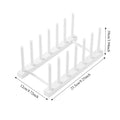 Creative Multifunctional Dish Drainer Rack - 2-Tier Kitchen Sink Organizer for Plates, Bowls, Lids, Utensils,Space Saving Design