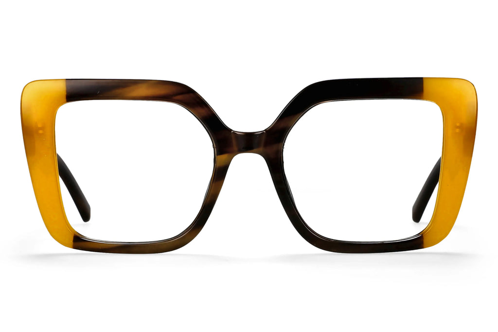 R56982 Colorful Large Size Reading Glasses Lady Trend Splicing Color Presbyopic Eyeglass Universal Prescription Spectacles Frame