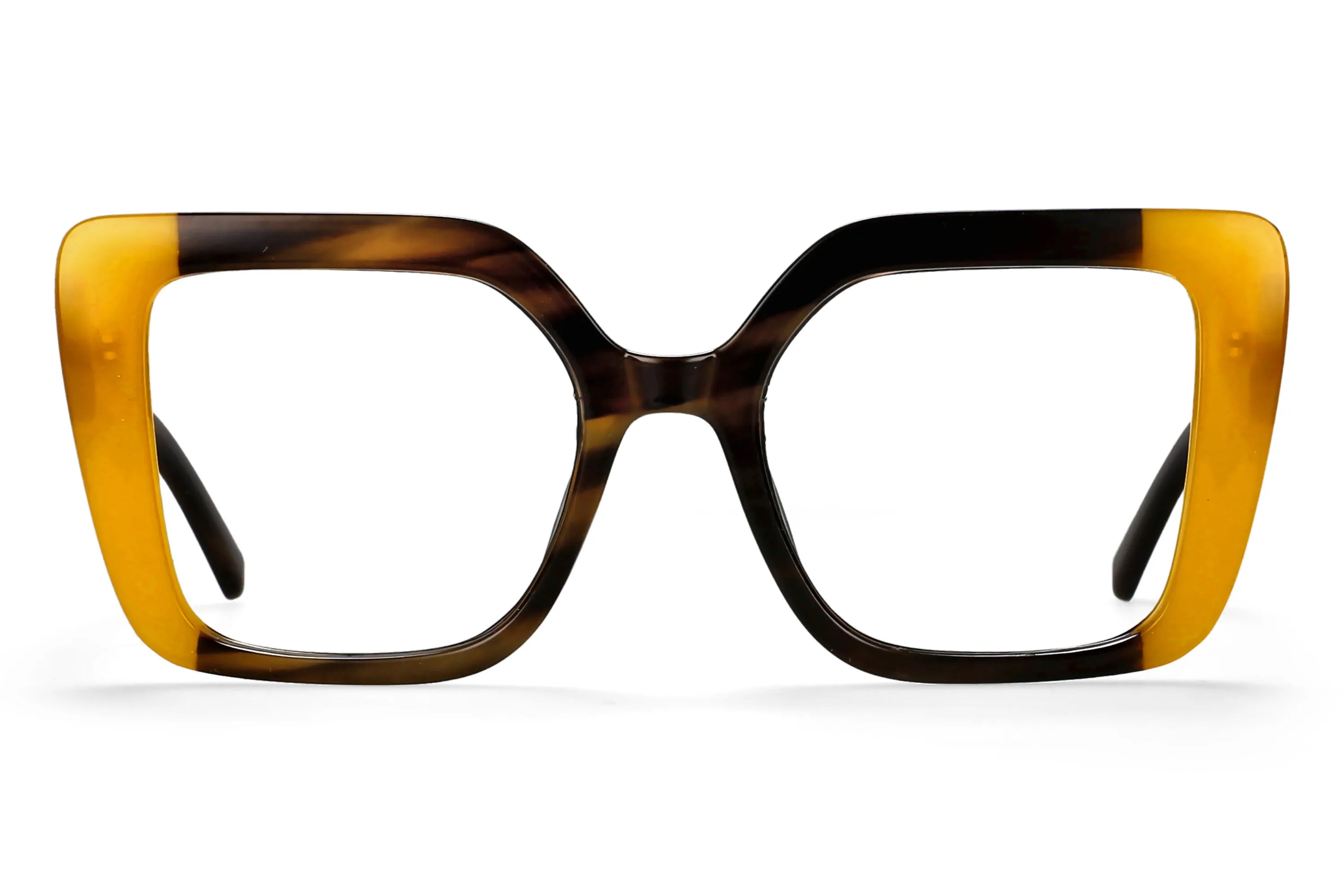 R56982 Colorful Large Size Reading Glasses Lady Trend Splicing Color Presbyopic Eyeglass Universal Prescription Spectacles Frame