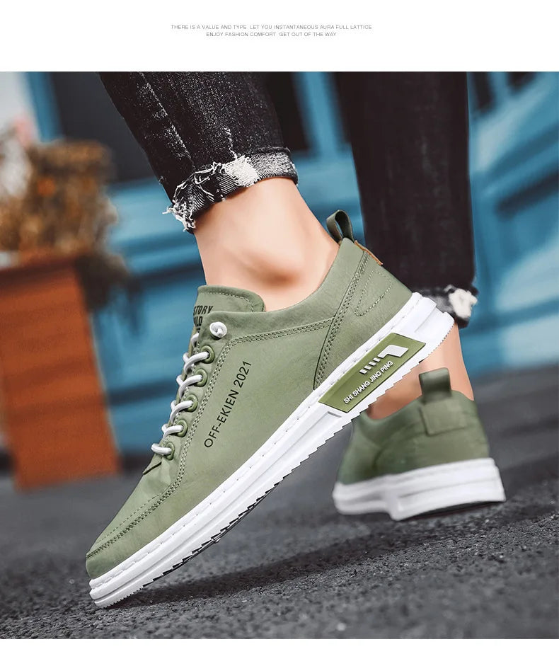 Men's Flats Shoes Luxury Men's Sneakers Spring Autumn 2025 Outdoor Sport Shoes for Men Fashion Vulcanized Shoe Tenis Para Hombre