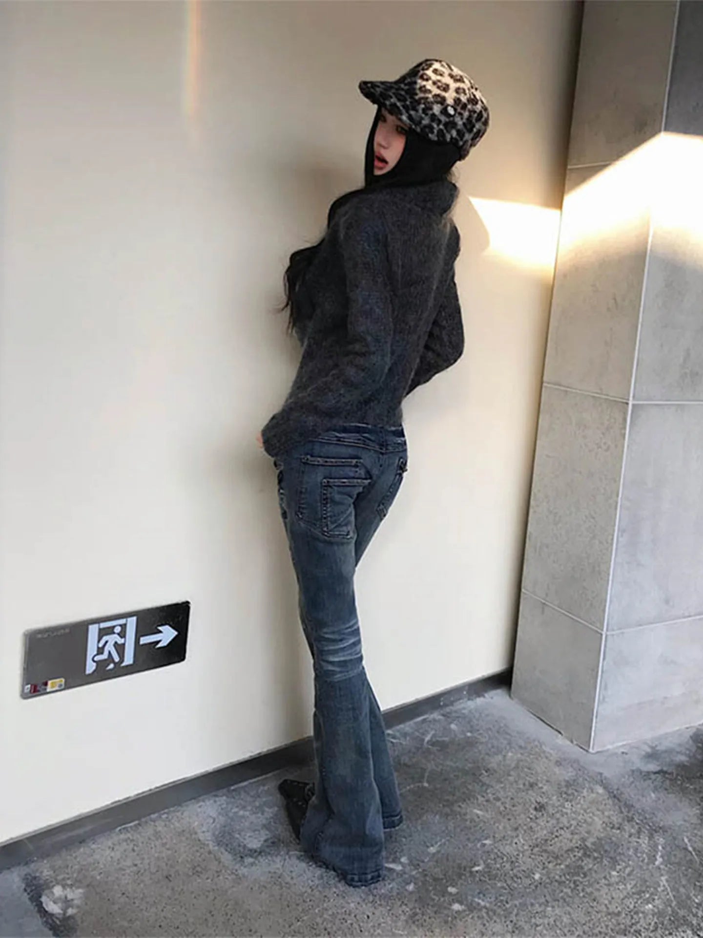 Tonngirls 2000s Japanese Jeans Pants Women Low Waist Denim Pant Streetwear American Retro Y2k Trousers Jeans Slim E-girls Jeans