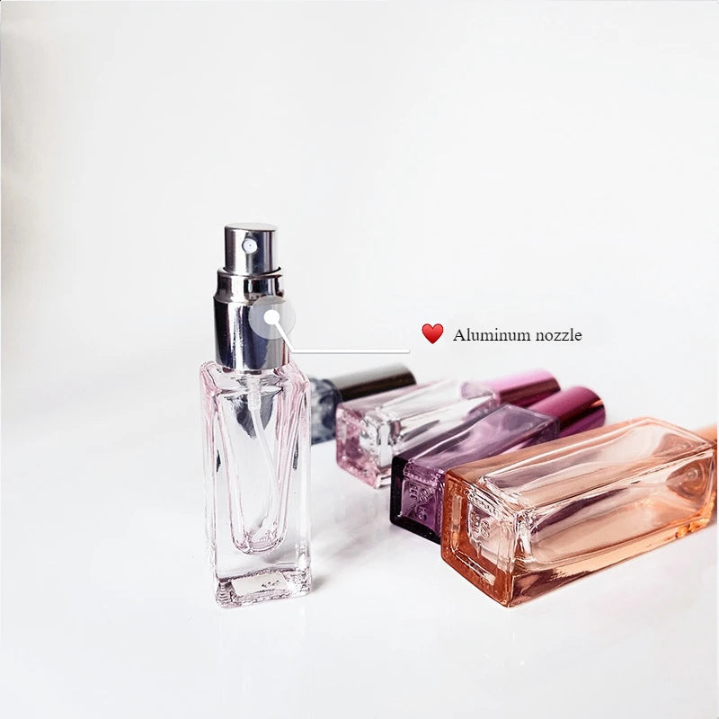 3PCS 10ml 20ml Perfume Spray Bottle Empty Glass Atomizer Travel Cosmetic Bottl Sample Vials Refillable Drop Shipping Wholesale