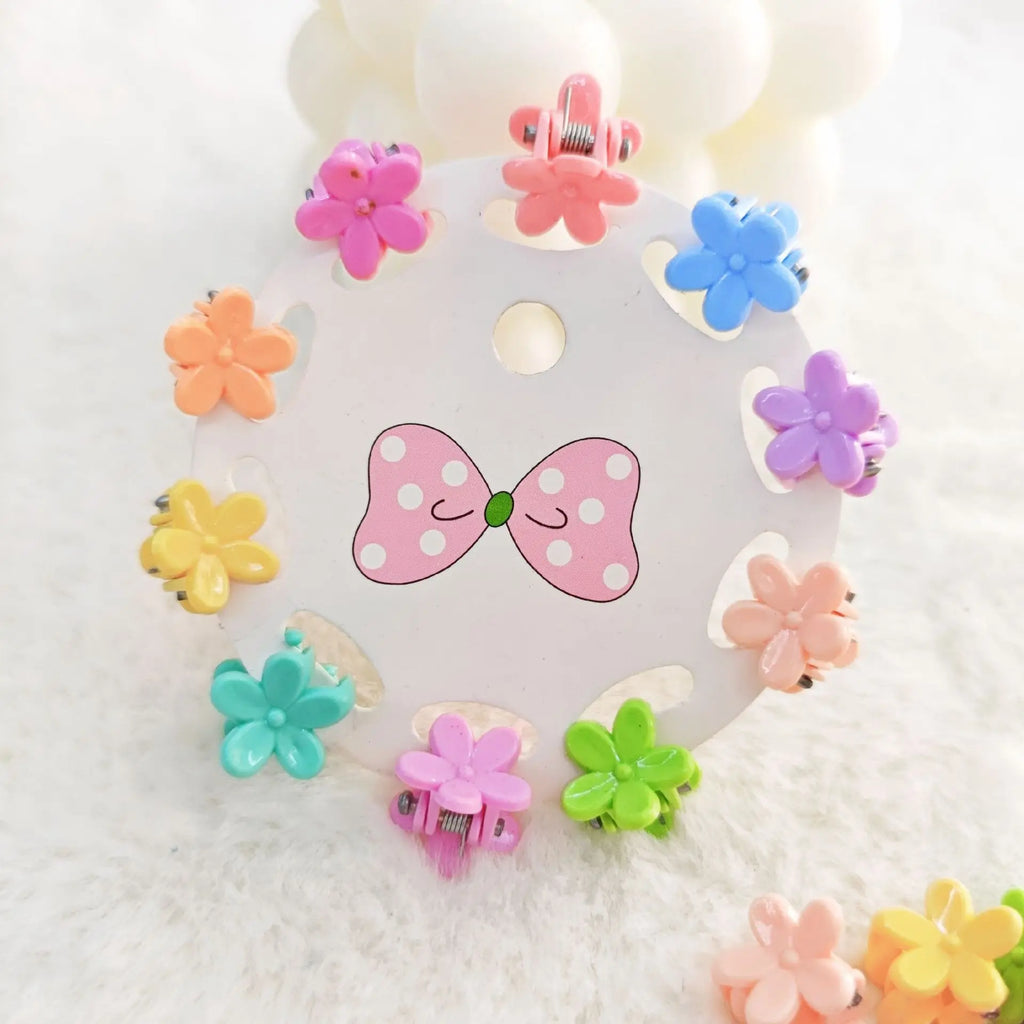 30-50PCS Fashionable Cute Children Hair Grab Clip Female Side Clip Cute Princess Hair Card Jewelry Head Flower Mini Small Hair