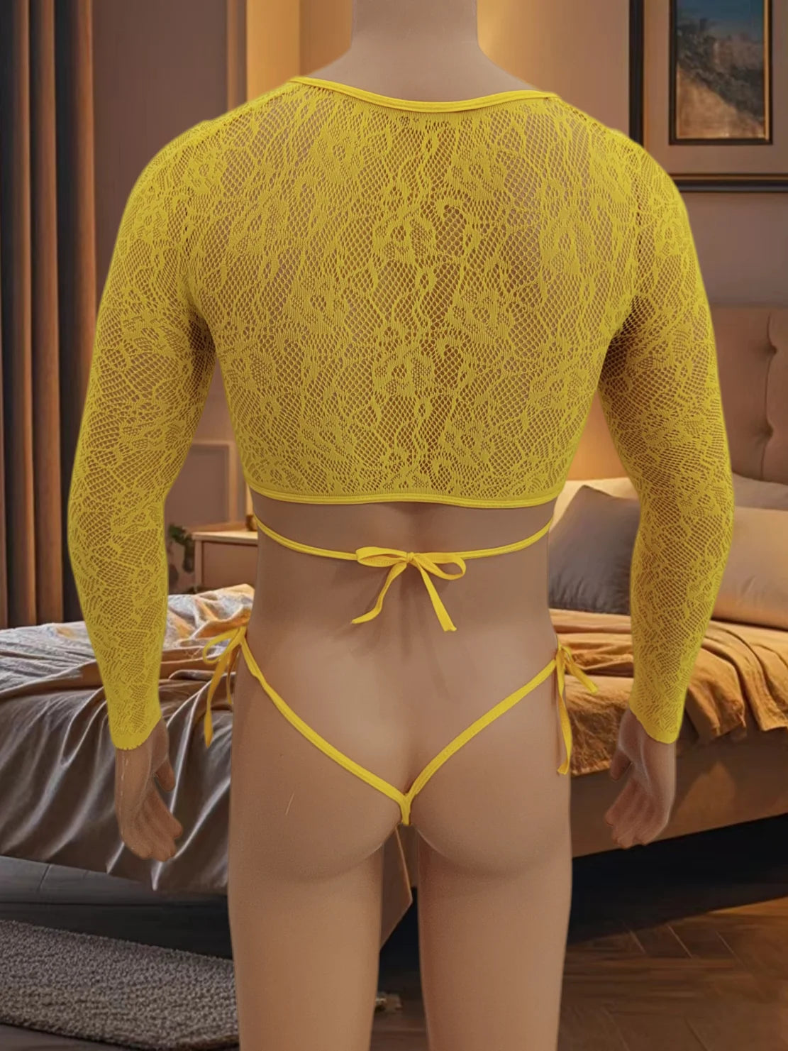 Sexy lingerie hot male intimate sexy tank top and brief or skirt sets fashion hollow sexy underwear nightgown sleepwear pajamas