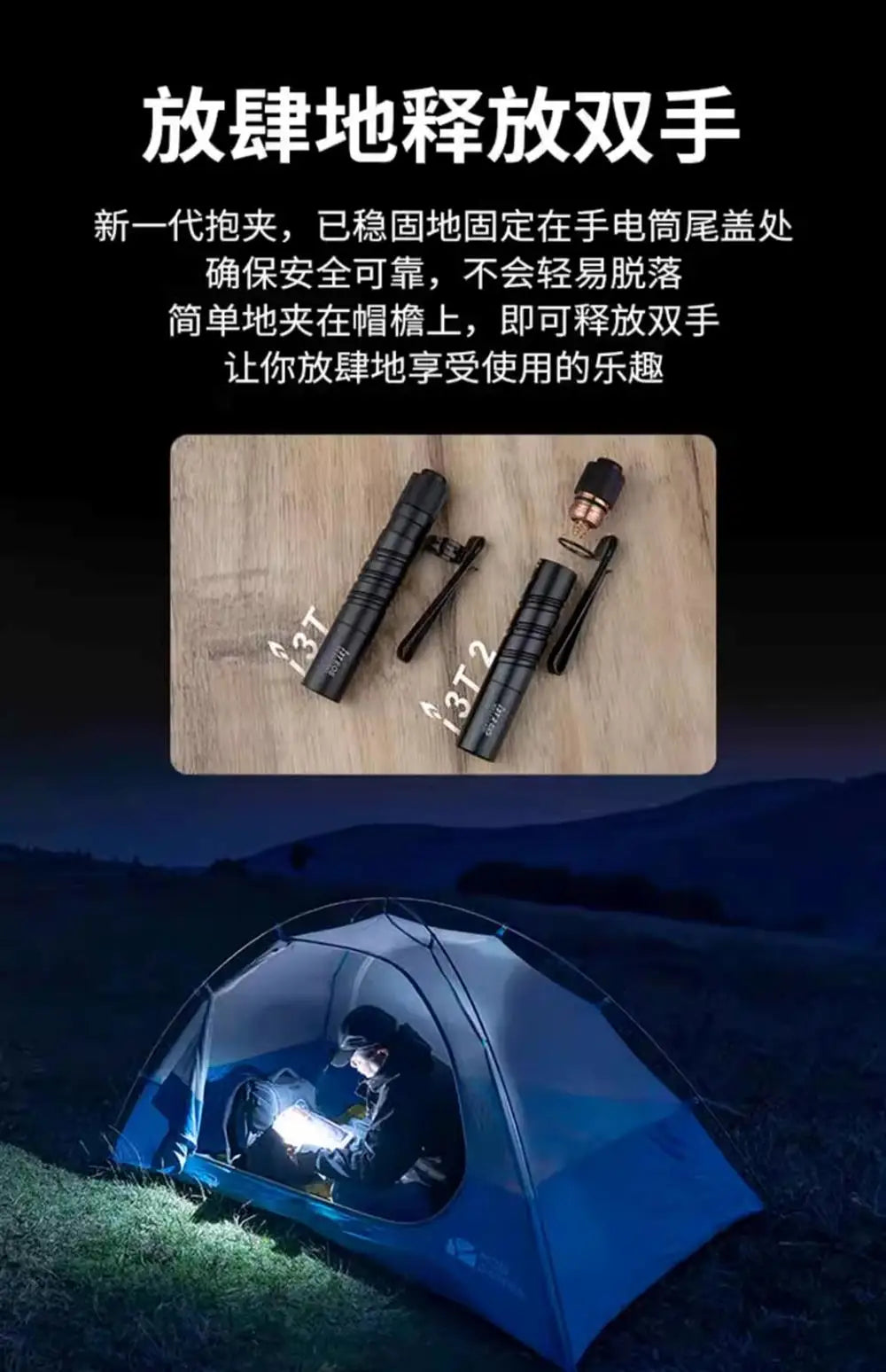 Olight I3T 2 Edc Flashlight 200 Lumen Dual Modes Tail Switch Portable Slim Aaa Battery Light Weight Daily Carry Outdoor Camping