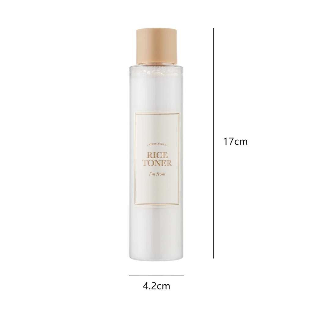 I'm from Rice Toner 150ml, Daily Hydration, Soft Skin, Lightweight, Korean Cosmetics, Korean Skincare, K‑Beauty
