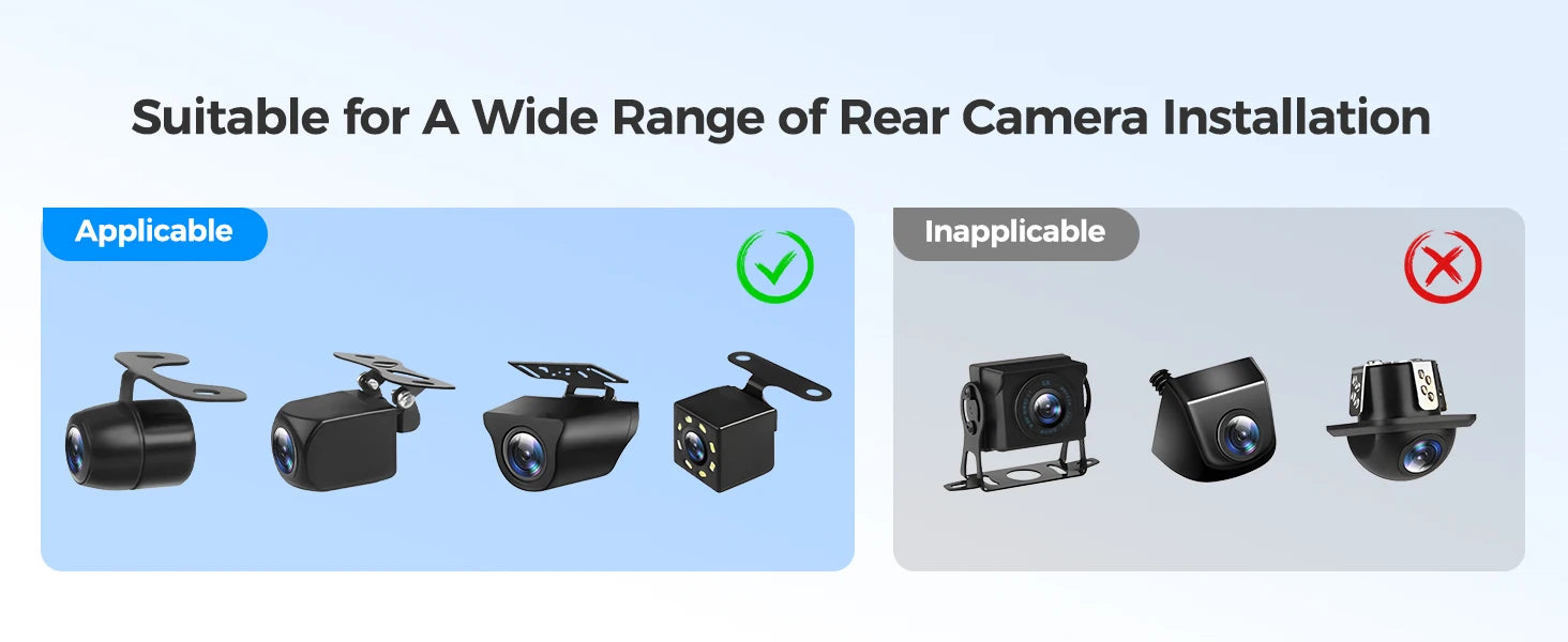 Rear Camera Holder Rear Window Bracket for Most Rear Camera Dash Cam AZDOME M550 Max/M550/M01 Max/PG17 Rear Cam for REDTIGER