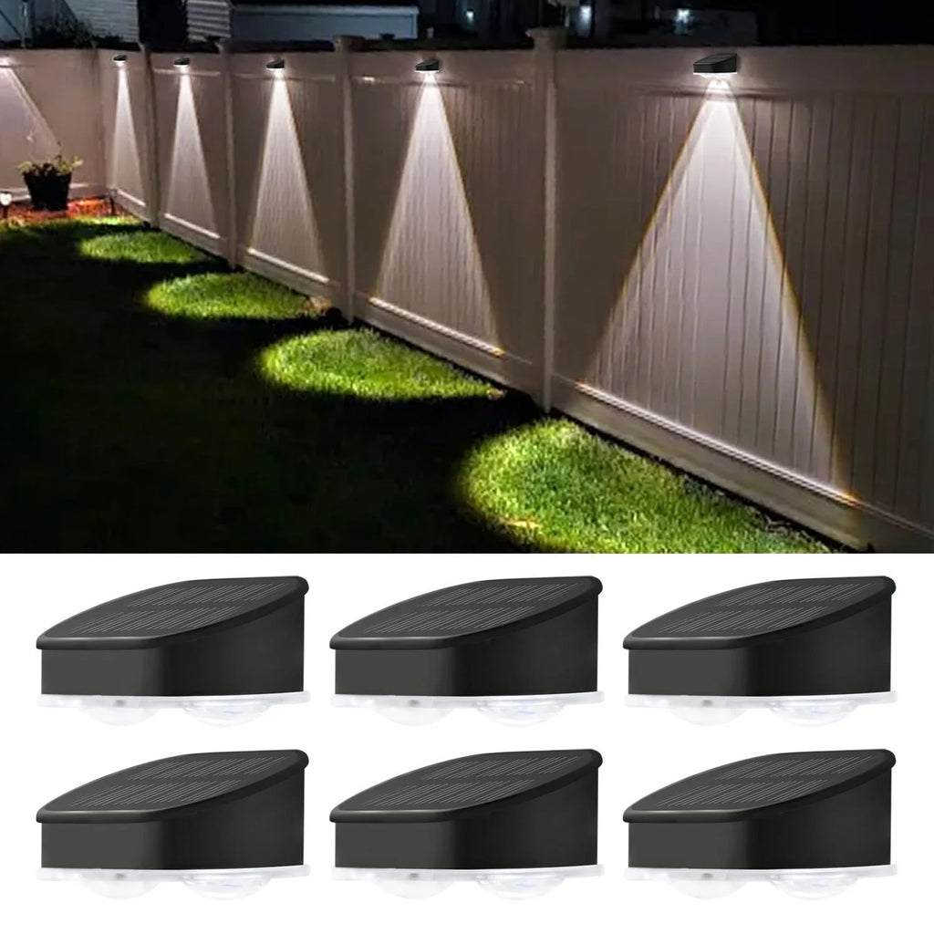 Solar LED Light Outdoor Waterproof Garden Decor Solar Powered Lamp Super Bright Villa Door Number Balcony Sunlight Wall Lighting