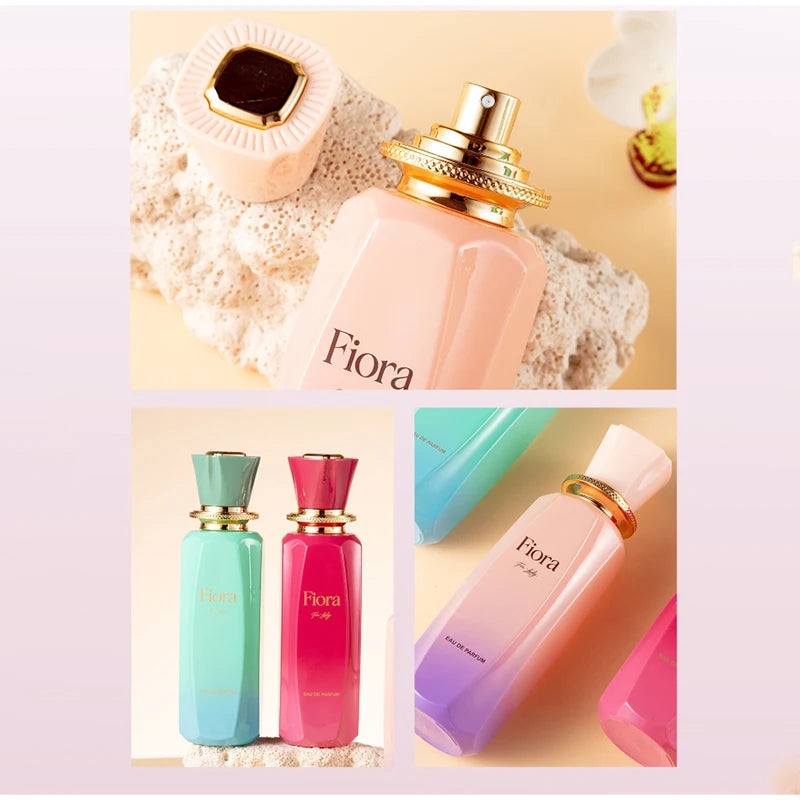 Women Eau De Parfum 100ml Long Lasting Floral Fruity Scent Gradient Bottle Design Fresh Fragrance Daily Dating Perfume For Women