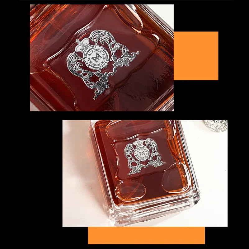 Russian Popular Sandalwood Men's Perfume,luxury Wild Captivating Leather And Cedarwood Notes Perfume,with Amber/musk/ebony Woody