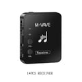 M-VAVE WP-10 2.4G Wireless In-Ear Monitor IEM System,Rechargeable Transmitter & Receiver with Volume Control/for Studio/Live