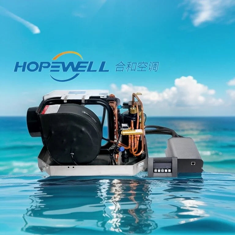 12V 24V 48V DC Brushless Inverter MARINE SELF CONTAINED AIR CONDITIONER 12000BTU